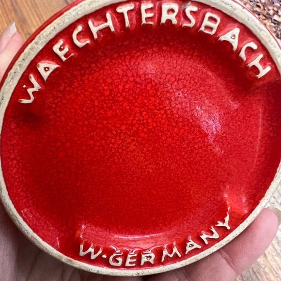 Vintage Waechtersbach Christmas Tree Mug Red Green White W Germany 70s 80s - Picture 6 of 6